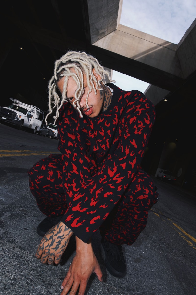 LVXWA Milly rock group Collection 000 2022 Japanese fashion space graphics billie eilish ski mask the slump god travis Scott Knitwear Crewneck & Pants, Logo Tee & Hoodie Classic logo pieces Valentine’s Limited Edition Pink Crewneck