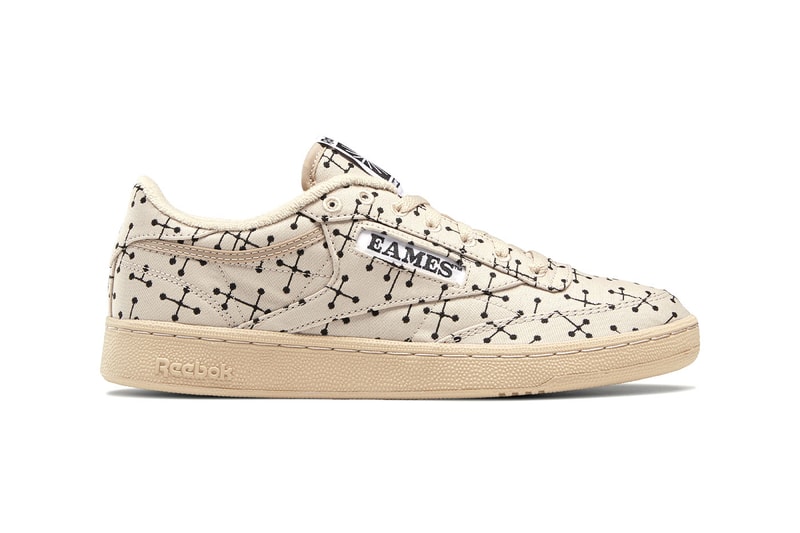 Eames Reebok Club C composition Dot Pattern GY1068 GY1069 competition for printed fabrics ray eames March 17 release date info price