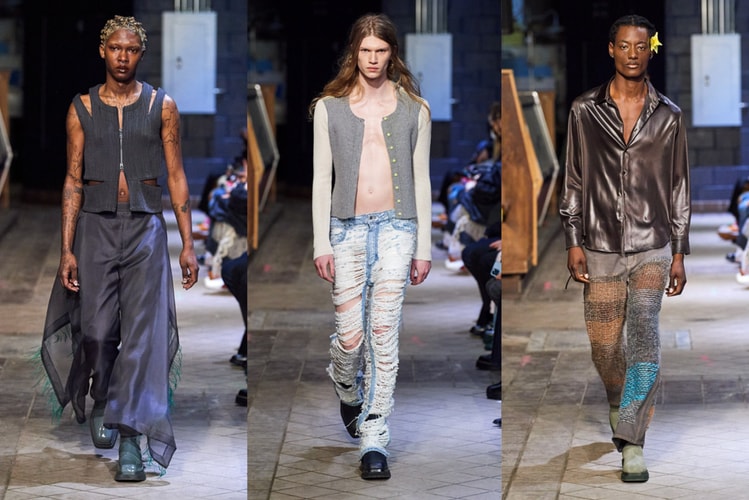 Eckhaus Latta Stages 10th Anniversary FW22 Runway at NYC's Historic Essex Market