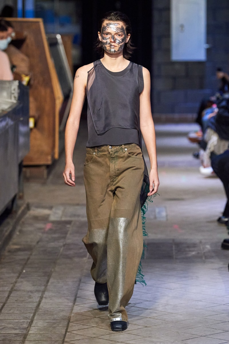 Eckhaus Latta Stages 10th Anniversary FW22 Runway at NYC's Historic Essex Market