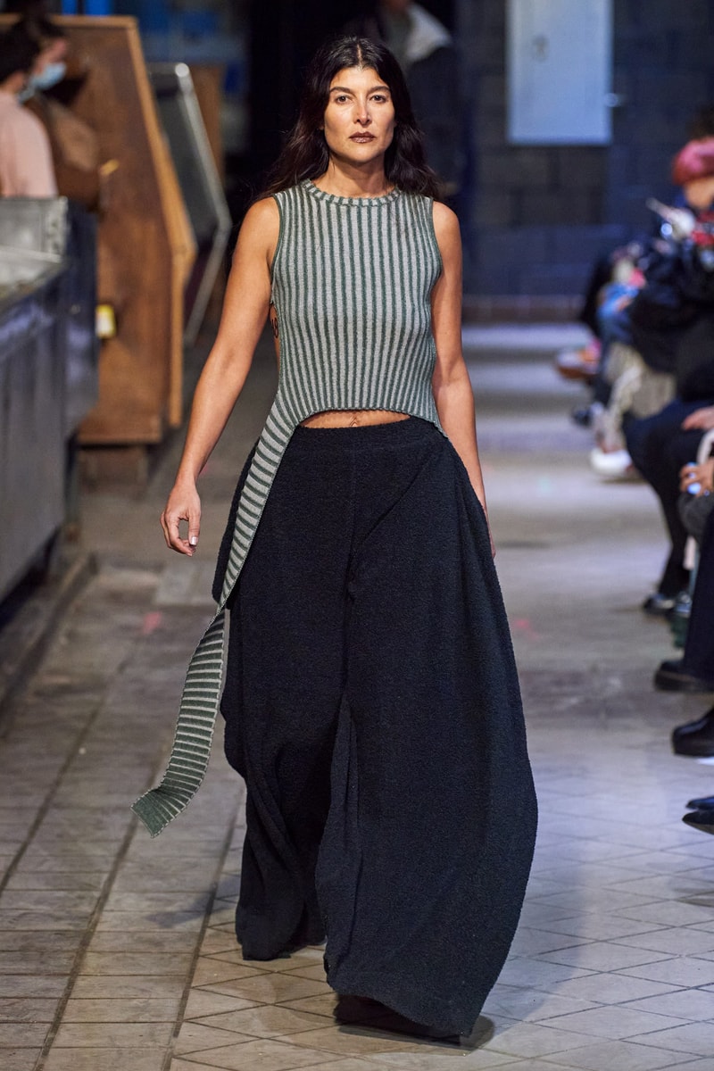 Eckhaus Latta Stages 10th Anniversary FW22 Runway at NYC's Historic Essex Market