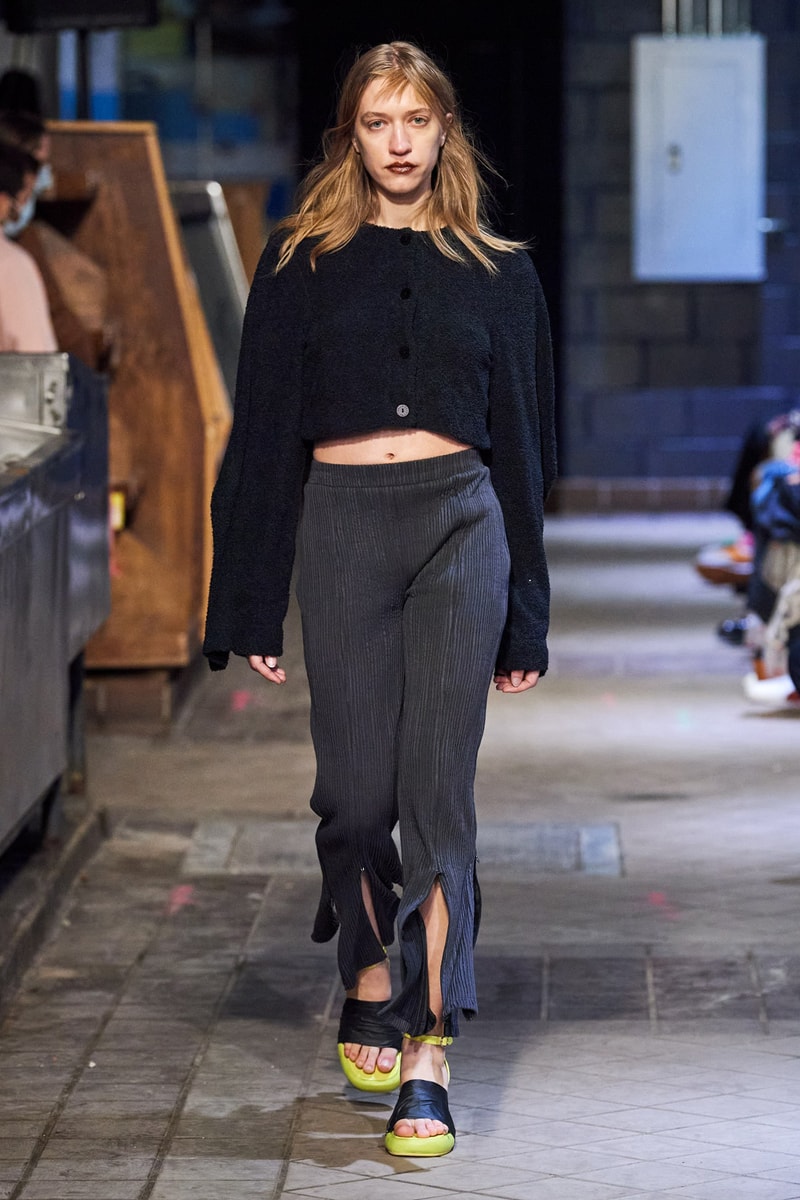Eckhaus Latta Stages 10th Anniversary FW22 Runway at NYC's Historic Essex Market