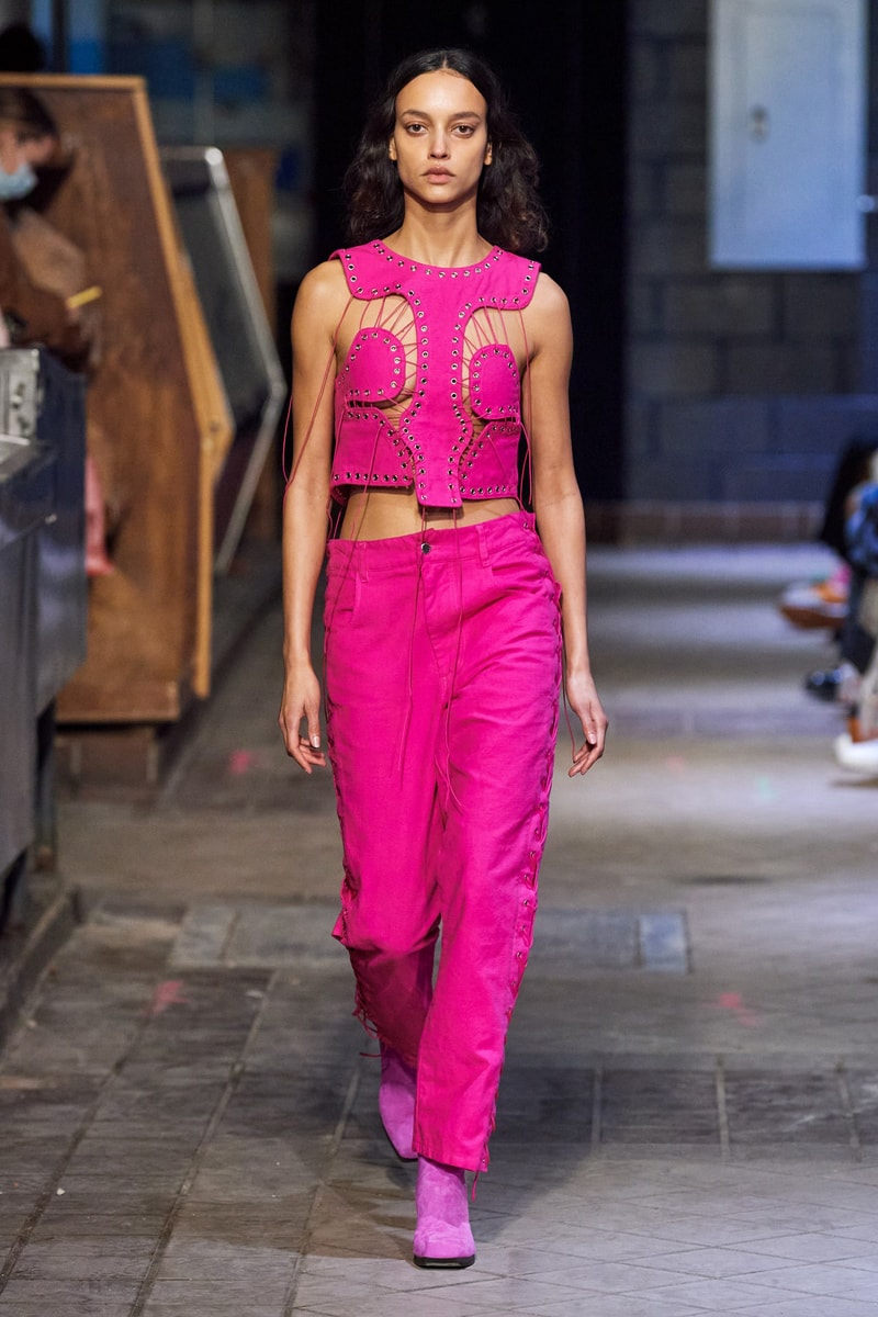 Eckhaus Latta Stages 10th Anniversary FW22 Runway at NYC's Historic Essex Market