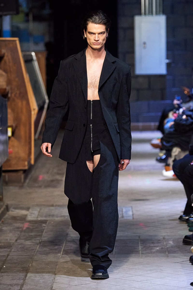 Eckhaus Latta Stages 10th Anniversary FW22 Runway at NYC's Historic Essex Market