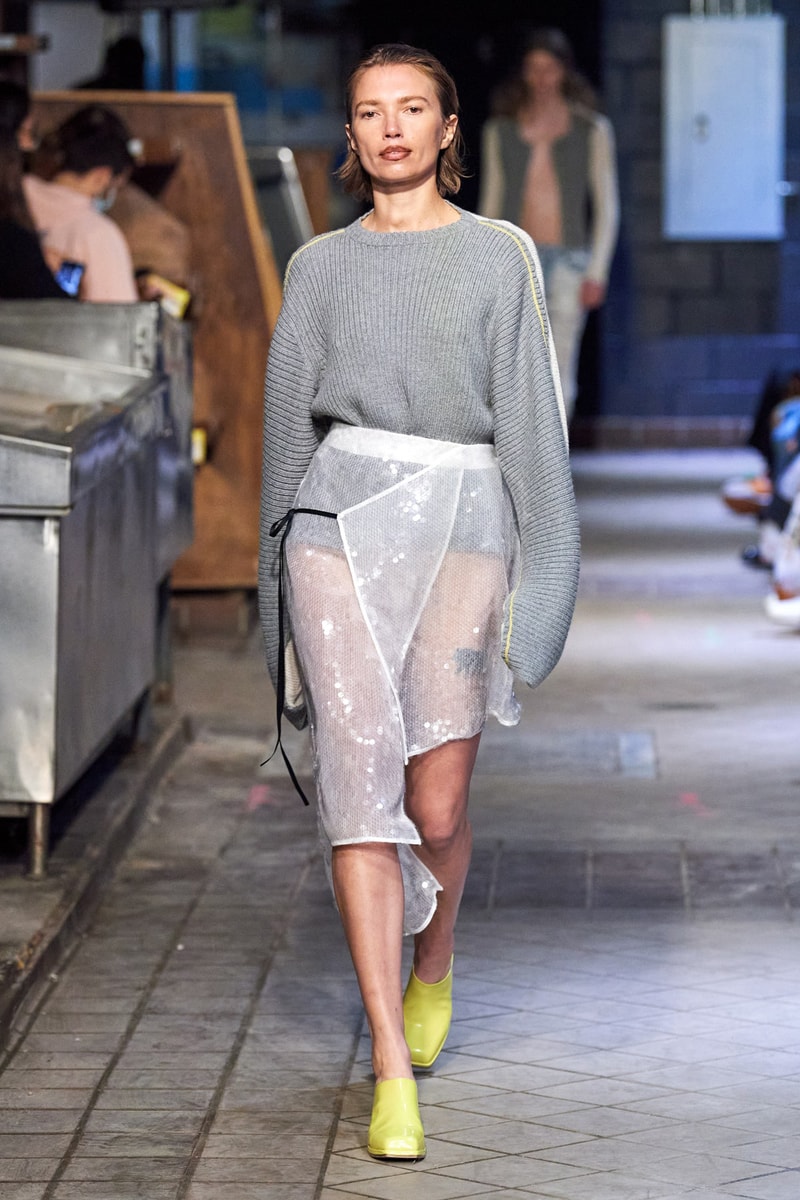 Eckhaus Latta Stages 10th Anniversary FW22 Runway at NYC's Historic Essex Market