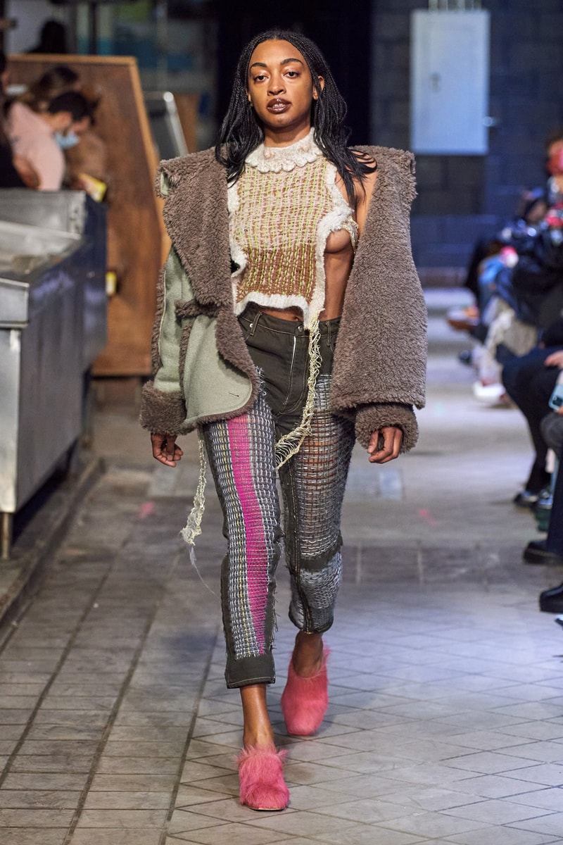 Eckhaus Latta Stages 10th Anniversary FW22 Runway at NYC's Historic Essex Market