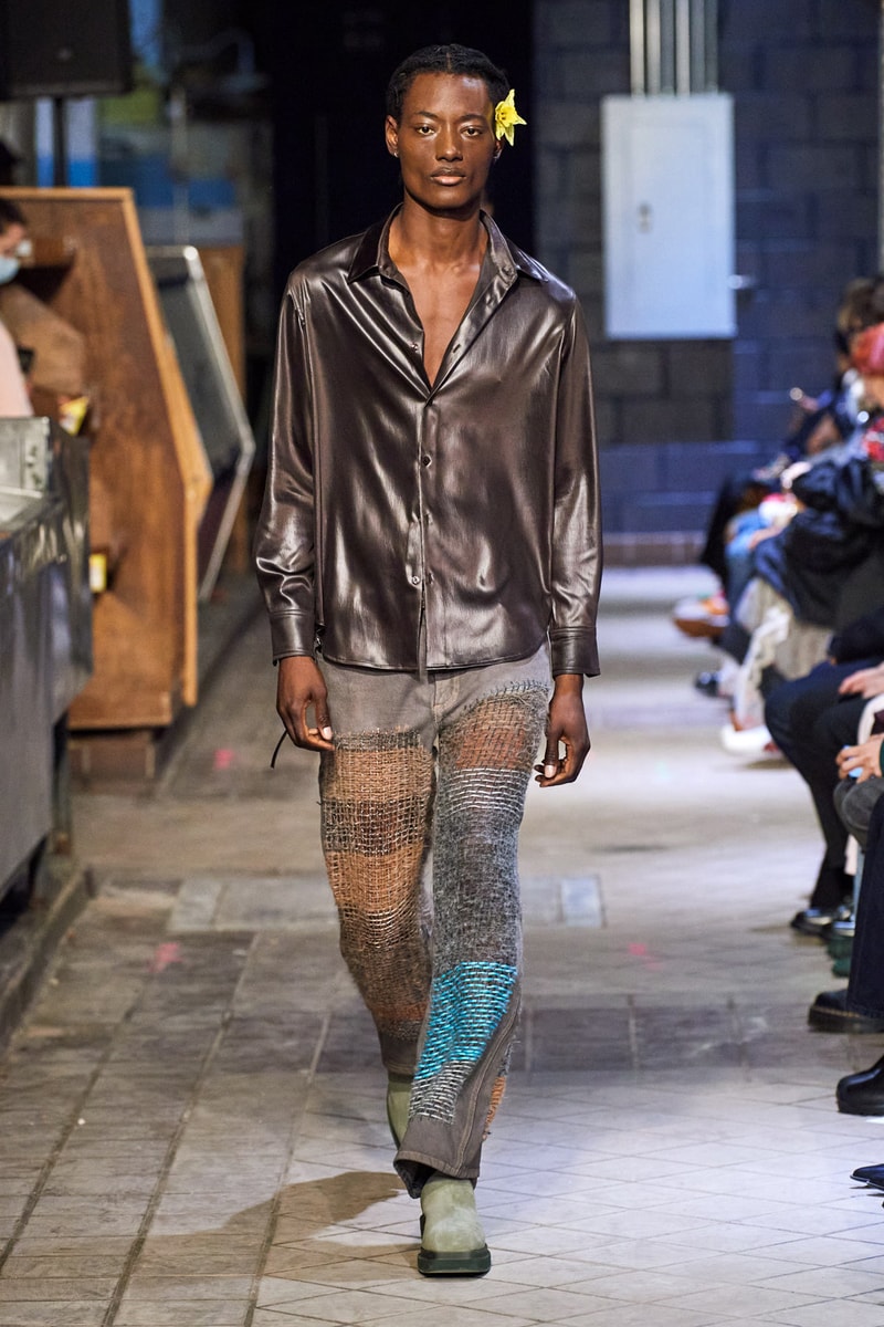 Eckhaus Latta Stages 10th Anniversary FW22 Runway at NYC's Historic Essex Market