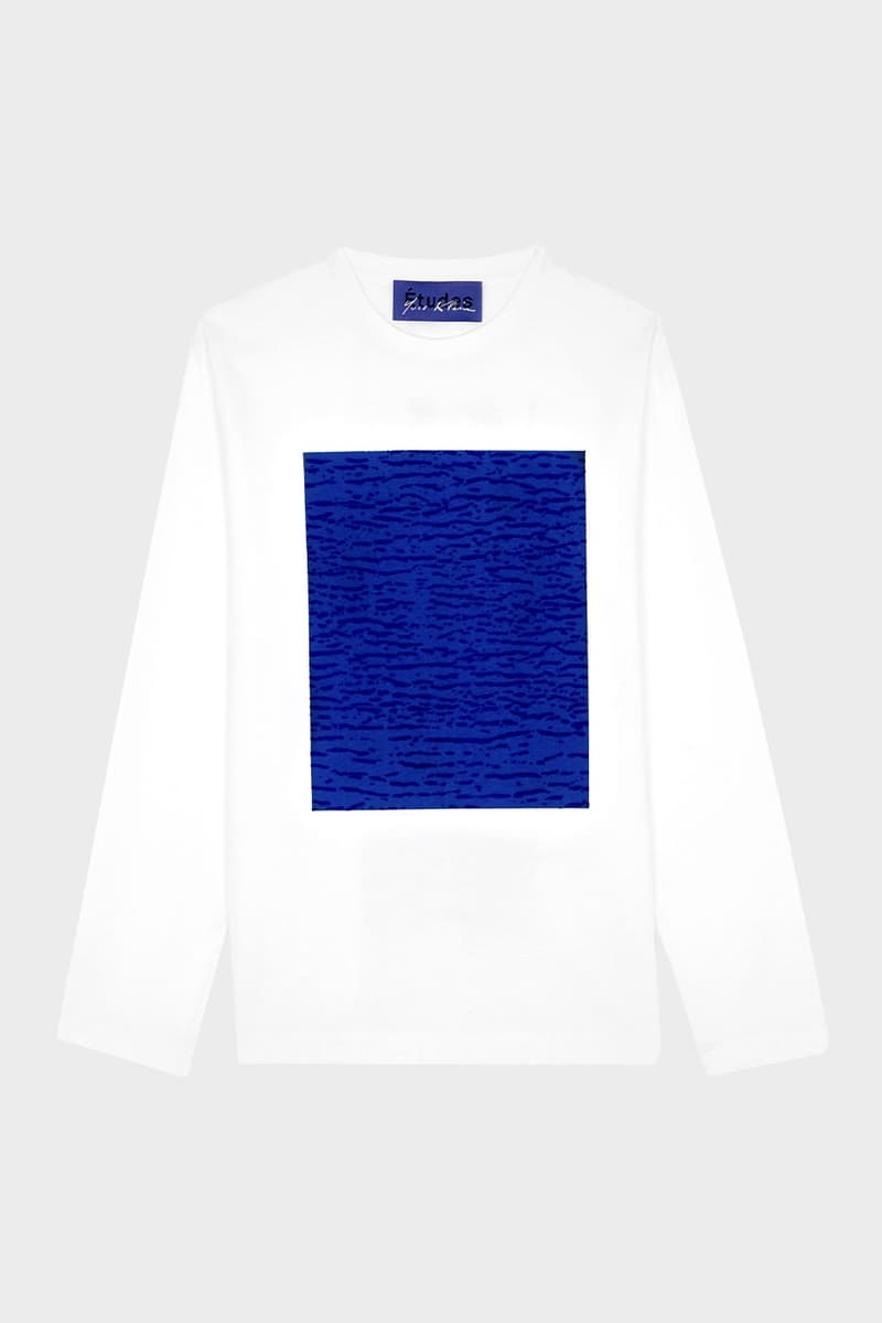 Etudes Studios Yves Klein Blue Monochrome Collection french international klein blue ikb sponge relief acetate 10th 60th anniversary sunglasses denim cotton hoodie t shirt release info