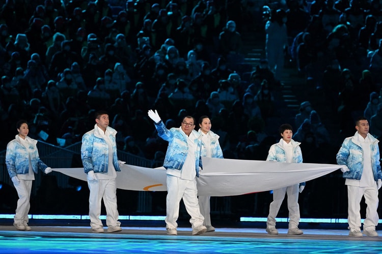 Feng Chen Wang Designs Flagbearers' Looks for Beijing Winter Olympics Opening Ceremony