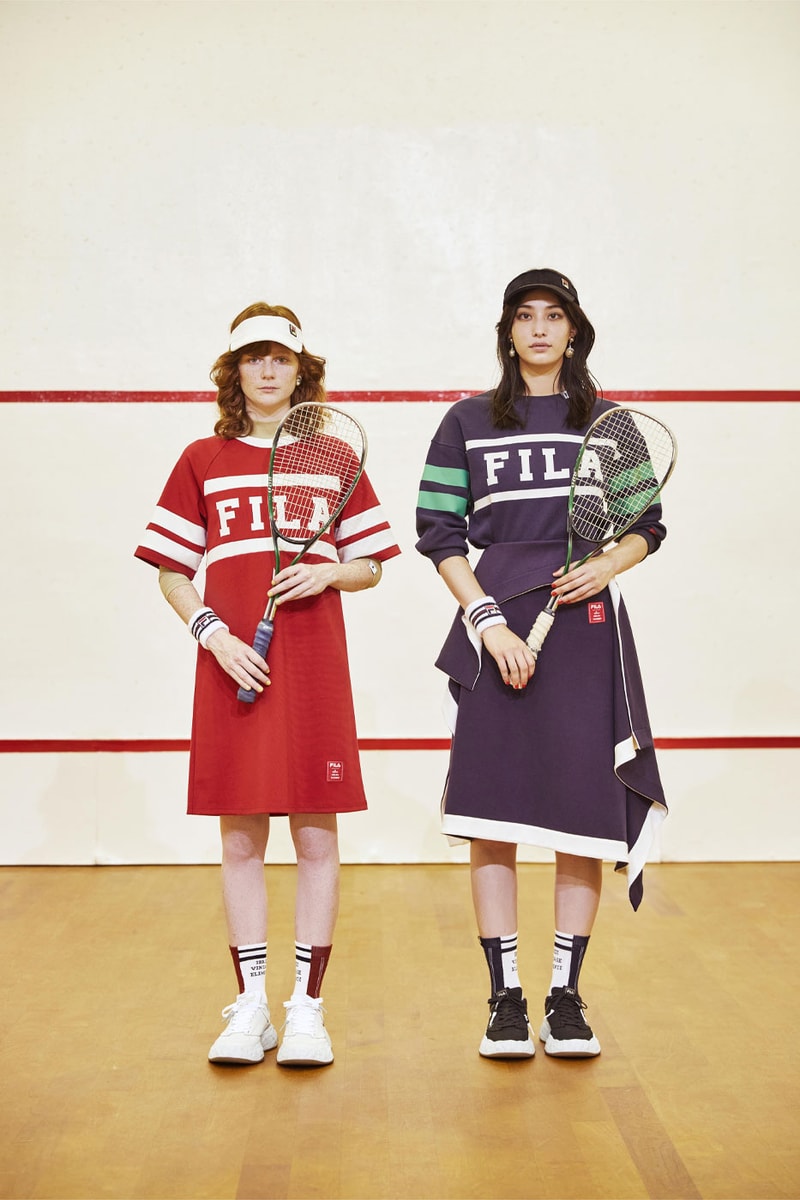 Maison Mihara Yasuhiro FILA HYBRID VINTAGE ELEMENTS glen plaid sportswear suit pattern fila mmy sneaker hoodie blazer jogger bag release info