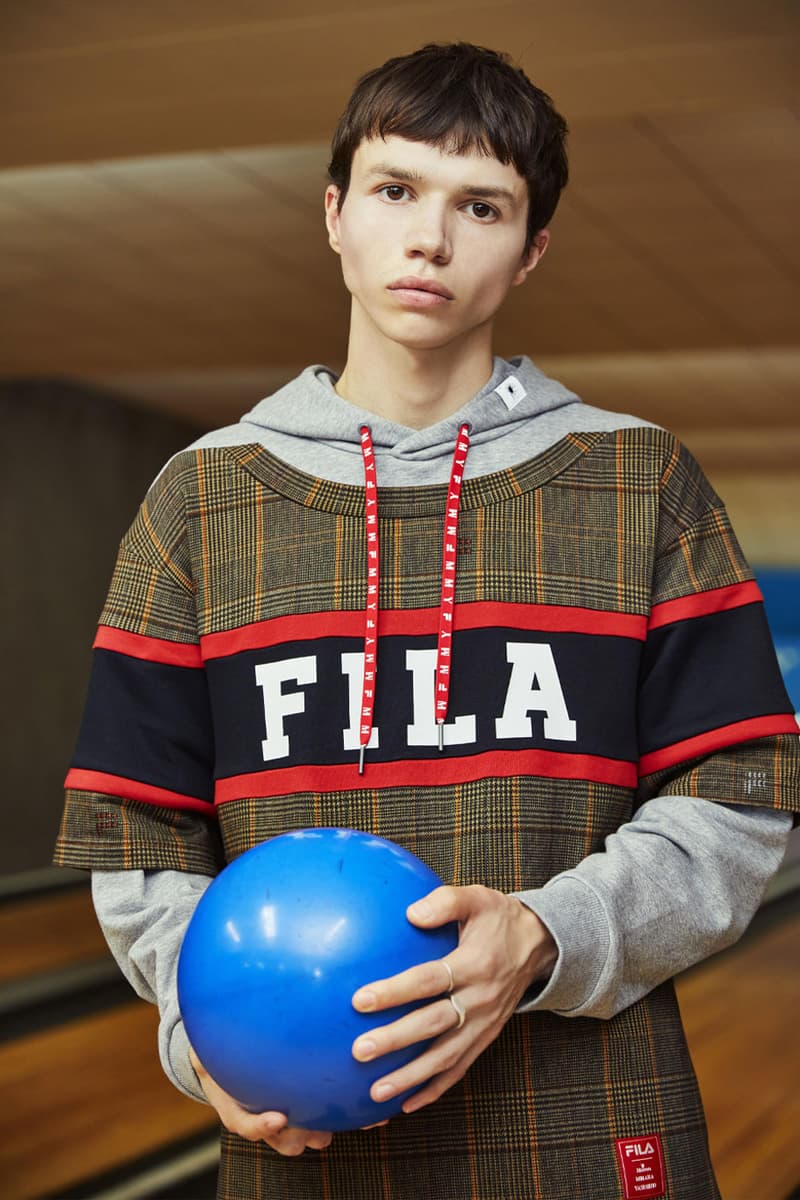 Maison Mihara Yasuhiro FILA HYBRID VINTAGE ELEMENTS glen plaid sportswear suit pattern fila mmy sneaker hoodie blazer jogger bag release info