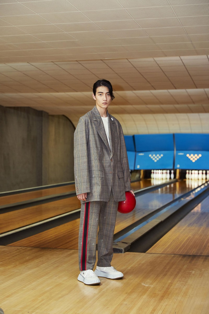Maison Mihara Yasuhiro FILA HYBRID VINTAGE ELEMENTS glen plaid sportswear suit pattern fila mmy sneaker hoodie blazer jogger bag release info