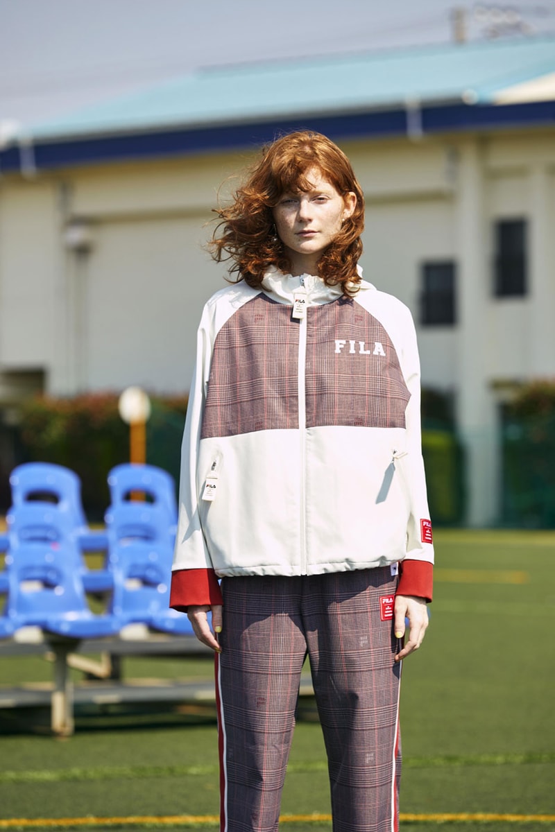 Maison Mihara Yasuhiro FILA HYBRID VINTAGE ELEMENTS glen plaid sportswear suit pattern fila mmy sneaker hoodie blazer jogger bag release info