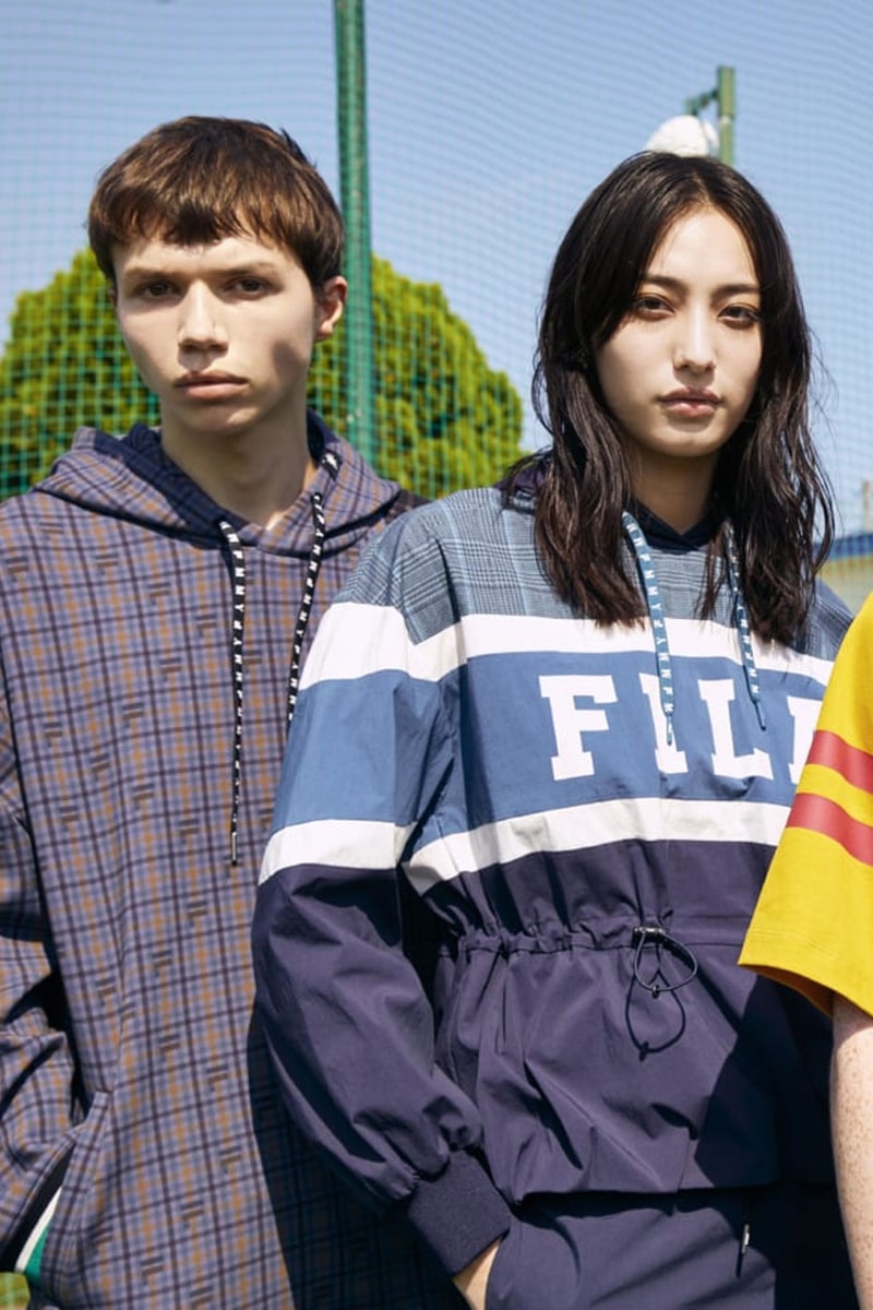 Maison Mihara Yasuhiro FILA HYBRID VINTAGE ELEMENTS glen plaid sportswear suit pattern fila mmy sneaker hoodie blazer jogger bag release info