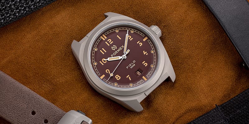 dropped mechanical watch