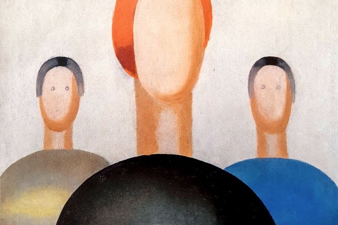 "Bored" Gallery Guard Draws Eyes on $1 Million USD Anna Leporskaya Painting