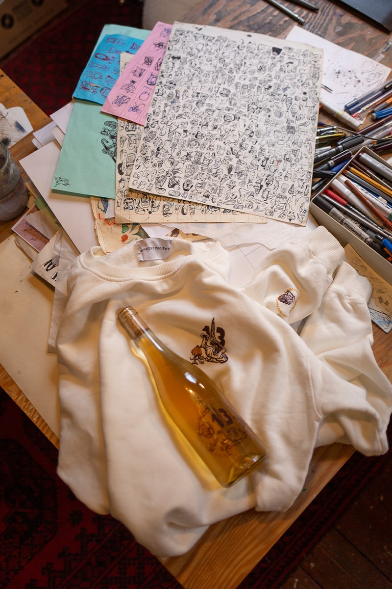 Garment Project x VSN x Michael Rytz Collaboration wine spring summer 2022 release information