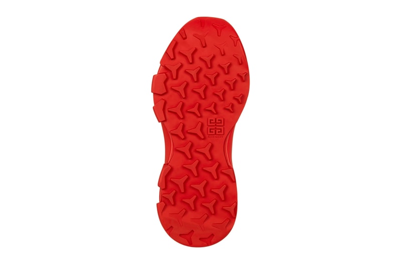 Givenchy Monumental Mallow Hybrid Shoes Rubber Mesh High Low Shiny Matte Red Matthew M Williams Fall Winter 2021 FW21 Valentines Day