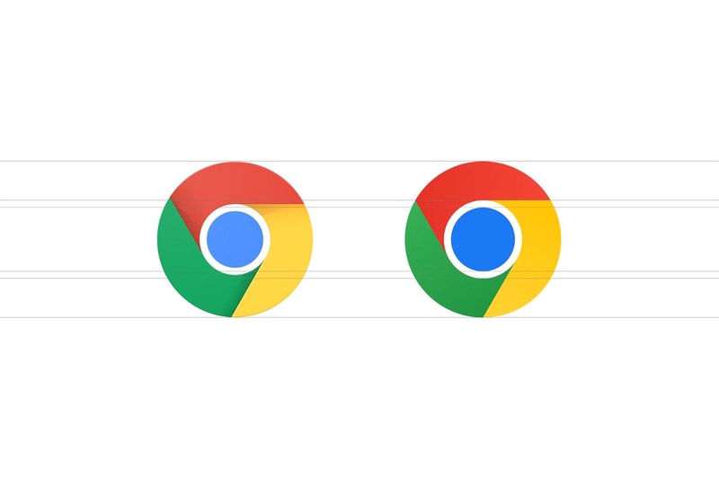 Google Chrome Changes Icon Design for First Time in 8 Years elvin hu twitter flatter simpler gradients larger blue circle news