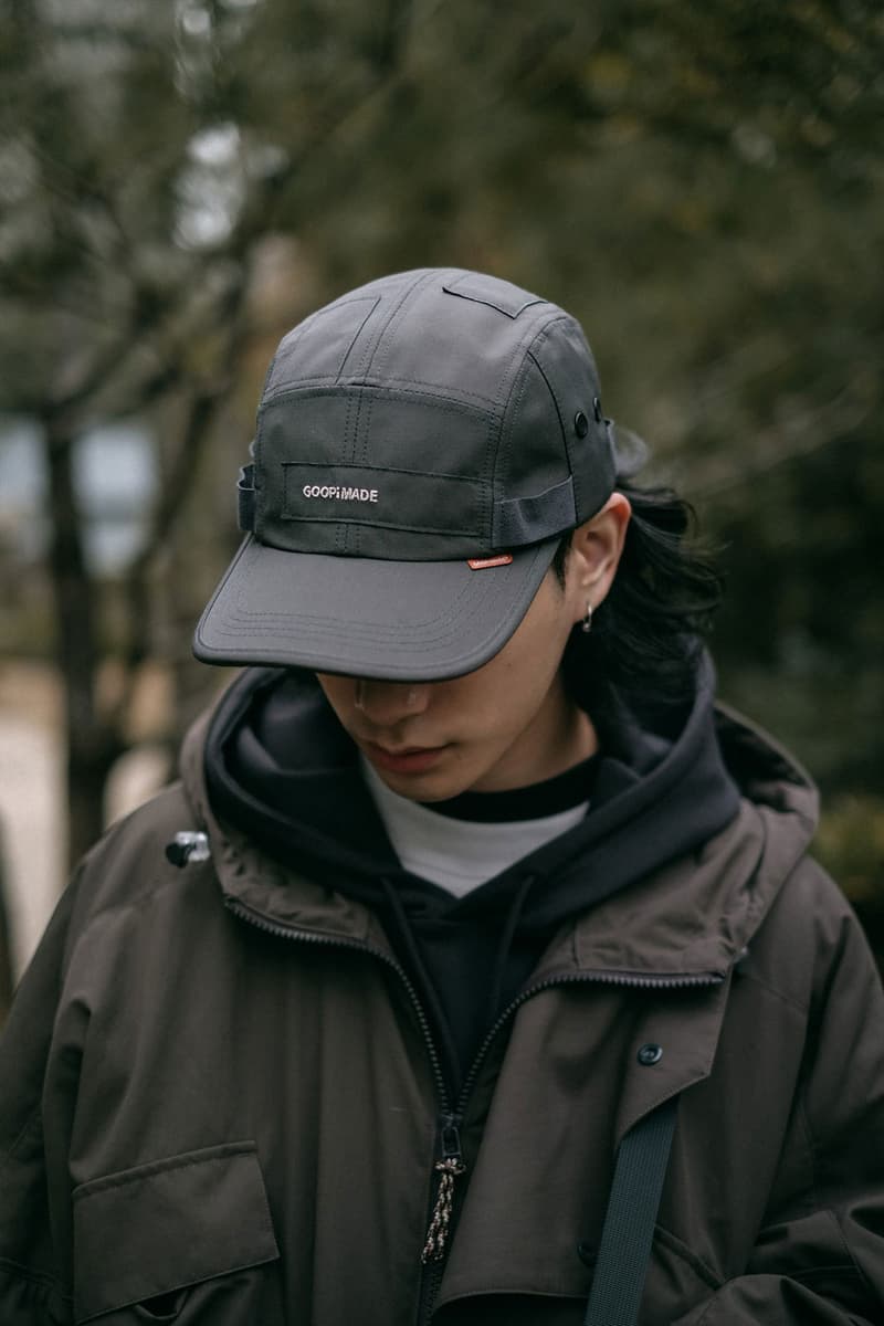 goopimade taiwanese designer kunai ac 03five panel cap modal bag soft box tee pre order february 7 release info 