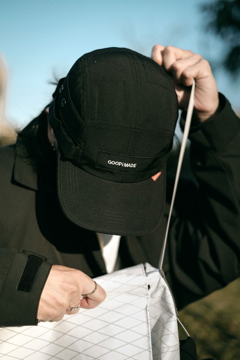 goopimade taiwanese designer kunai ac 03five panel cap modal bag soft box tee pre order february 7 release info 