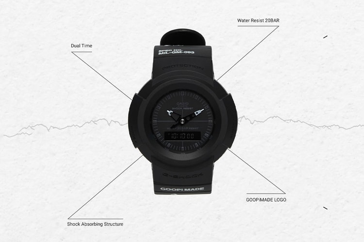 GOOPiMADE Teams Up With G-SHOCK For "Without APEX" AW-500BBGO Watch