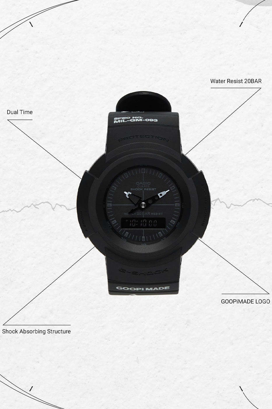 GOOPiMADE G-SHOCK Without APEX AW-500BBGO Watch Release Info Buy Price