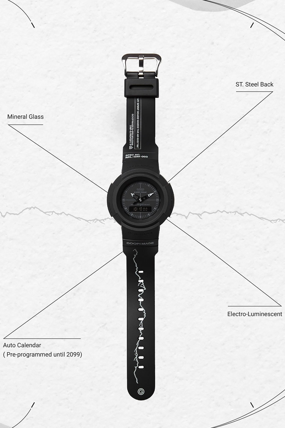GOOPiMADE G-SHOCK Without APEX AW-500BBGO Watch Release Info Buy Price