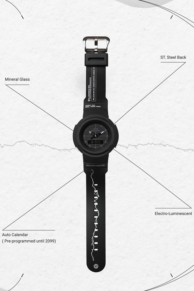 GOOPiMADE G-SHOCK Without APEX AW-500BBGO Watch Release Info Buy Price