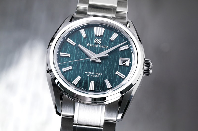 grand seiko japan shizukuishi region nature slgh011 green birch hi beat movement spring drive watches accessories collectibles 