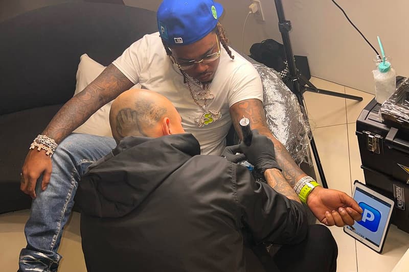 Gunna Pushing P Tattoo Images DS4EVER