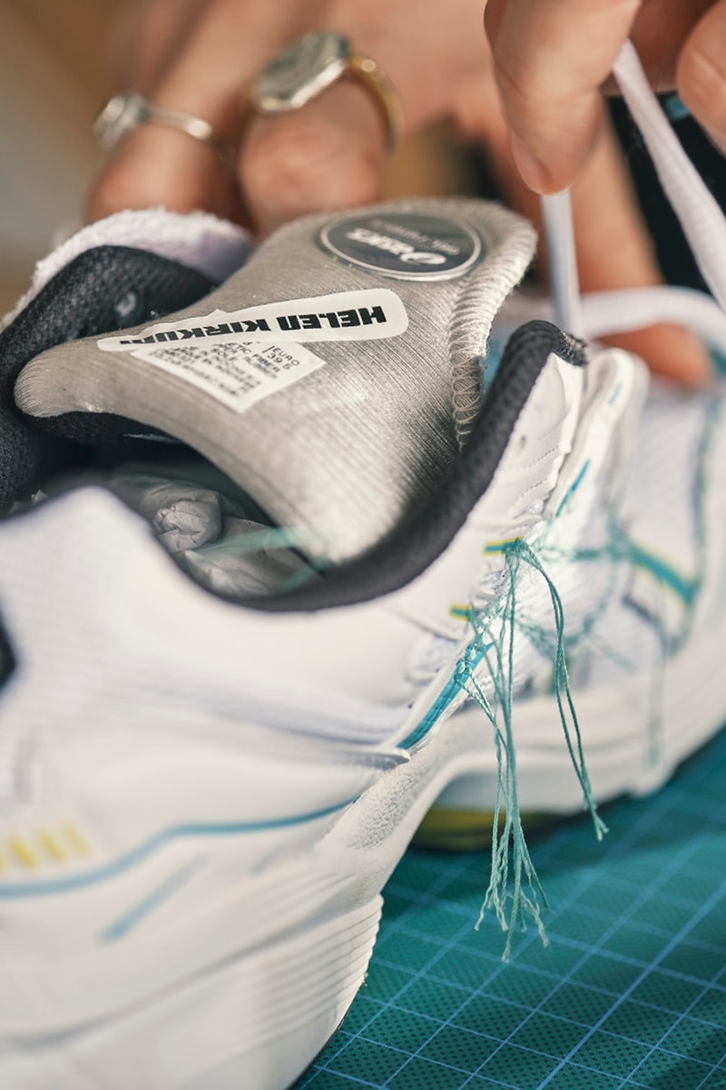 Helen Kirkum x ASICS GEL-1090 Collaboration Reworked One Offs Unique Customization NAKED CPH 