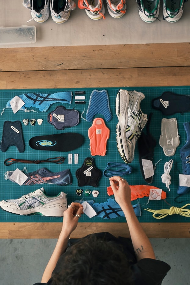 Helen Kirkum x ASICS GEL-1090 Collaboration Reworked One Offs Unique Customization NAKED CPH 