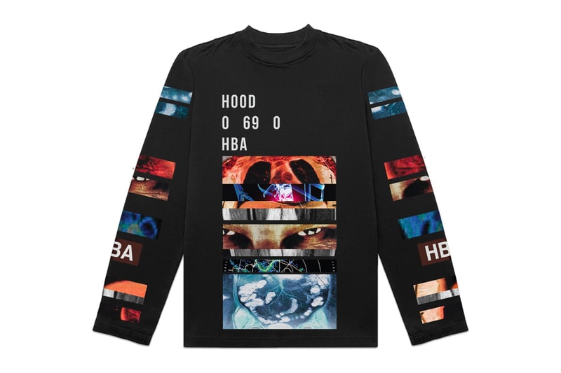 Hood By Air HERITAGE SCAN TEE Release Long Sleeve T Shirt Shayne Oliver