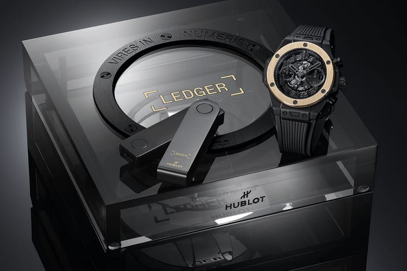 Hublot Drops Big Bang Unico Ledger Crypto Wallet Set in Sapphire Crystal Box