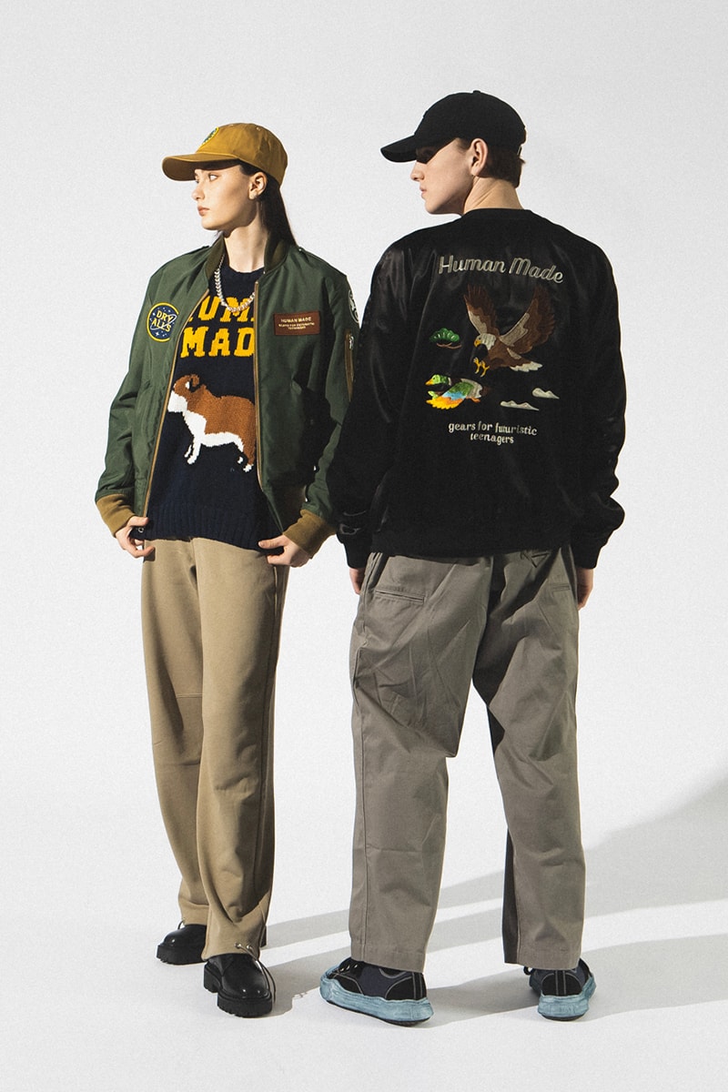 HUMAN MADE Dog Capsule New Items HBX Release Info Buy Price NIGO Jackets Hoodies Twill Cap Cargo Pants Military Chino Bomber 