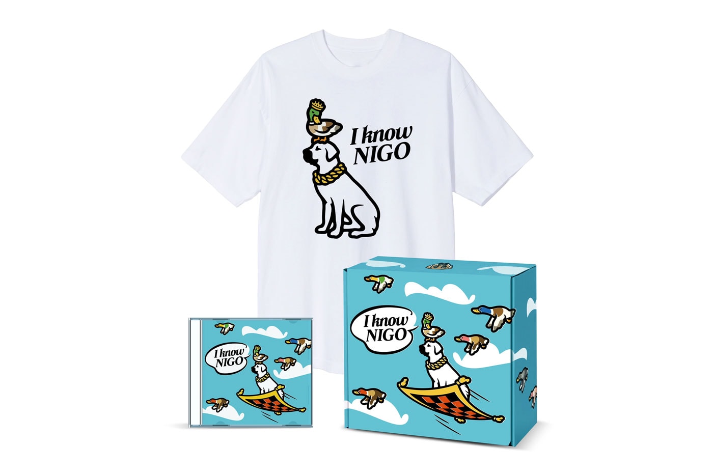 I KNOW NIGO Album Sets Pre-Order Pharrell asap rocky tyler the creator lil uzi vert teriyaki boyz famlay pusha t teriyaki boyz t shirt release info price date