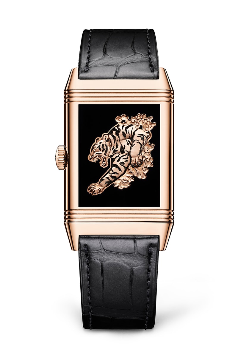 Engraved Enamelled Tiger Takes Over Jaeger-LeCoultre's Iconic Reverso