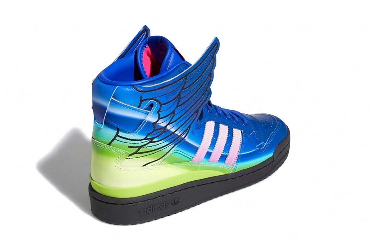 jeremy scott adidas forum wings blue green GY4421 release date info store list buying guide photos price 
