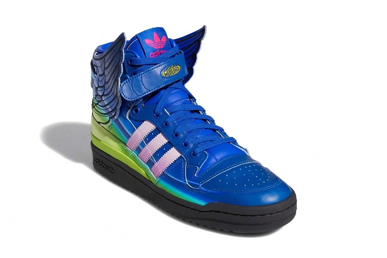 jeremy scott adidas forum wings blue green GY4421 release date info store list buying guide photos price 