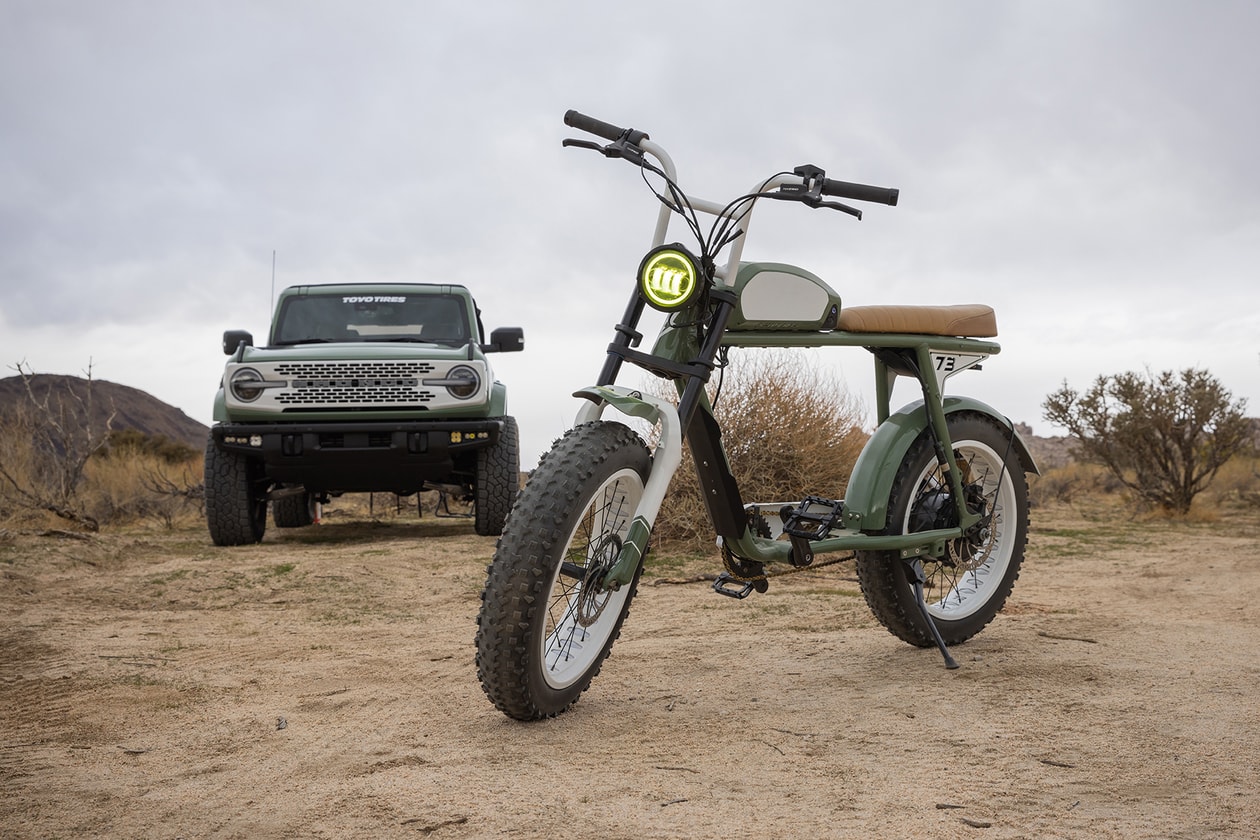 John Pangilinan and His 2021 Ford Bronco Outer Banks Edition Matching Pistachio Electric Bike Super73 Series 2 off-road offroad