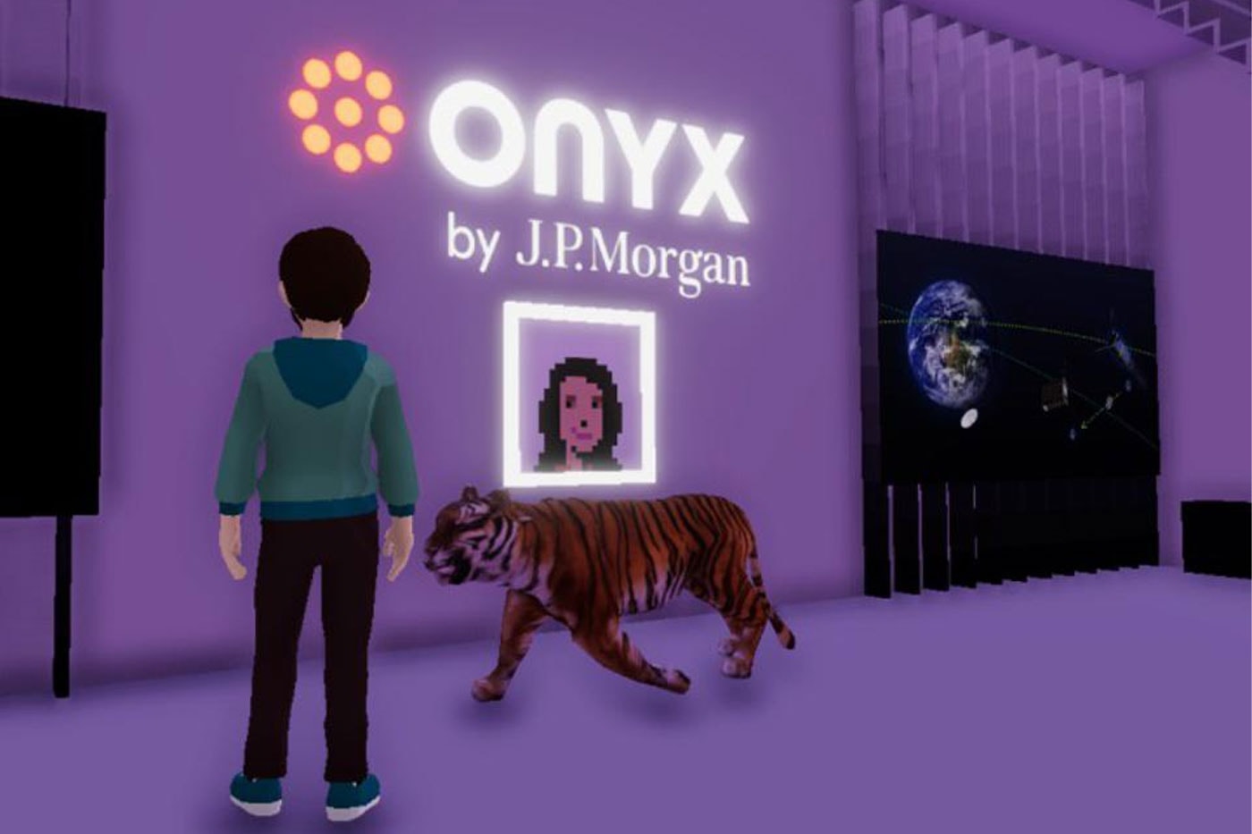 JP Morgan Virtual Lounge Decentraland first bank enter metaverse onyx ceo face tiger 1 trillion dollar opportunity news