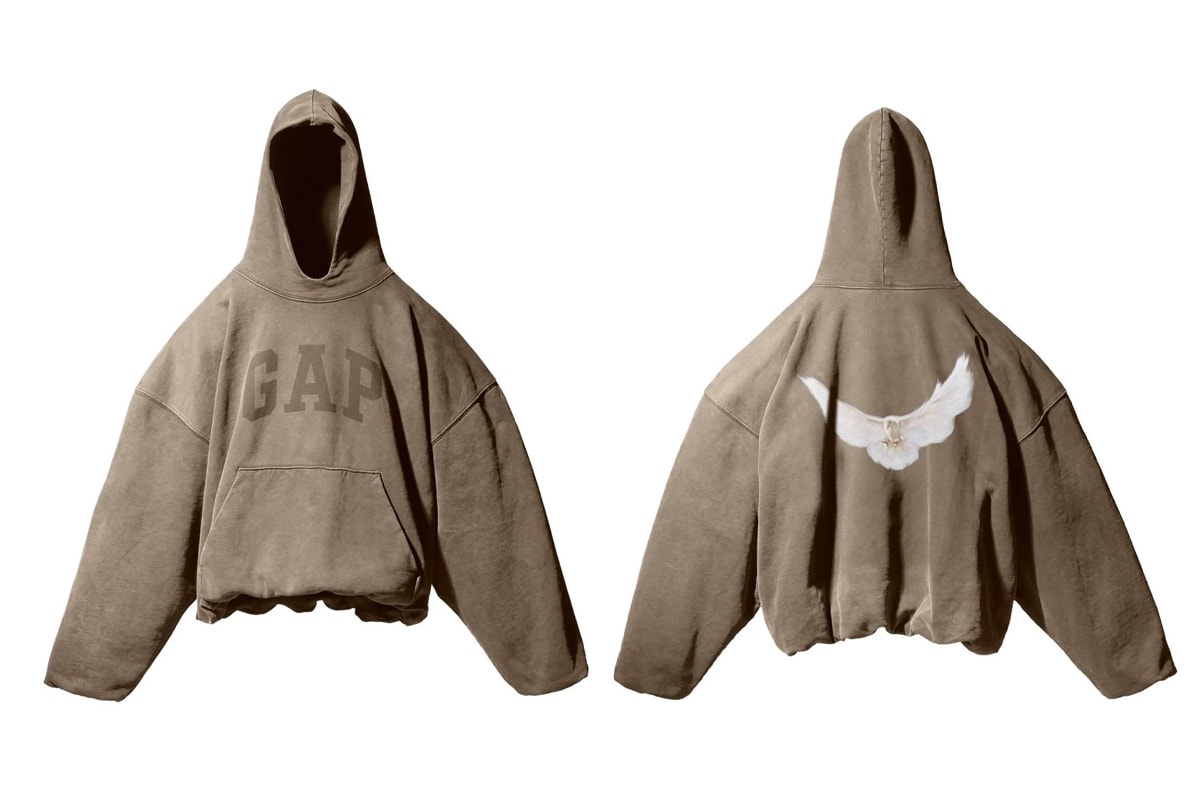 First Look at Kanye West's YEEZY GAP Engineered by Balenciaga demna ye utilitarian donda 2 miami matching logo hoodie round jacket perfect hoodie