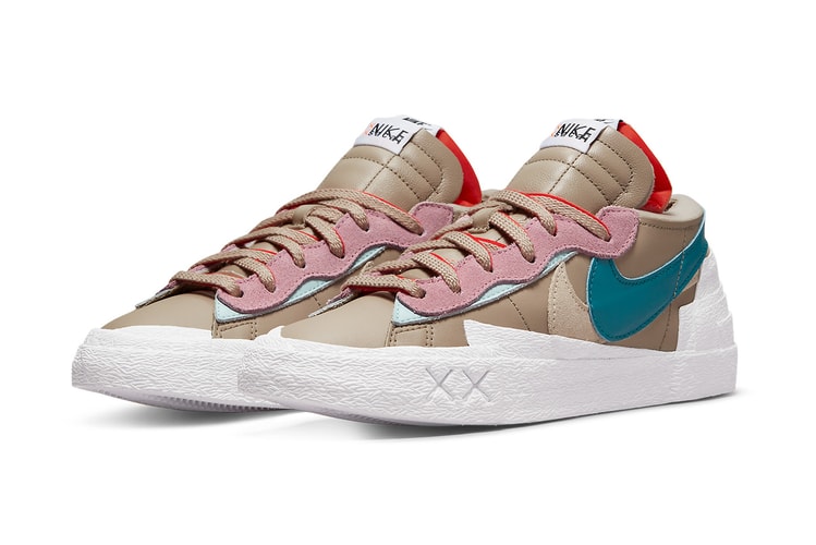 Official Images of the KAWS x sacai x Nike Blazer Low "Reed" is Unveiled