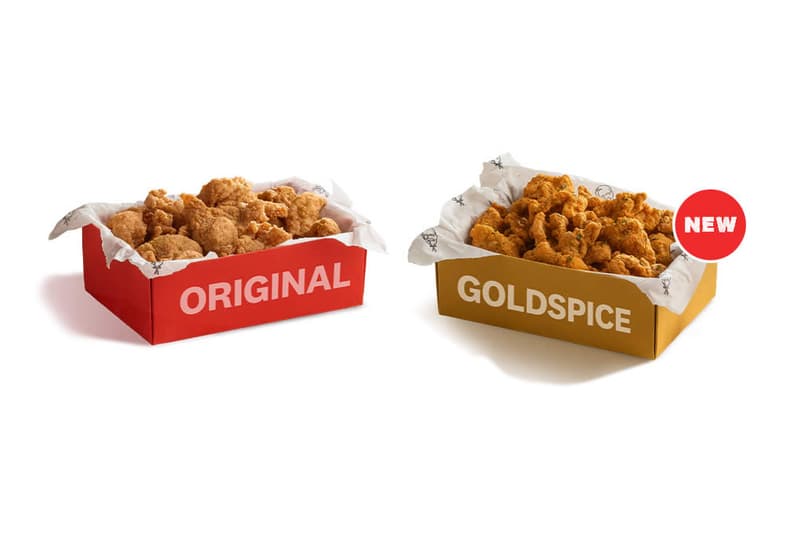 KFC Singapore Goldspice Chicken Skin Release fast food snacks 