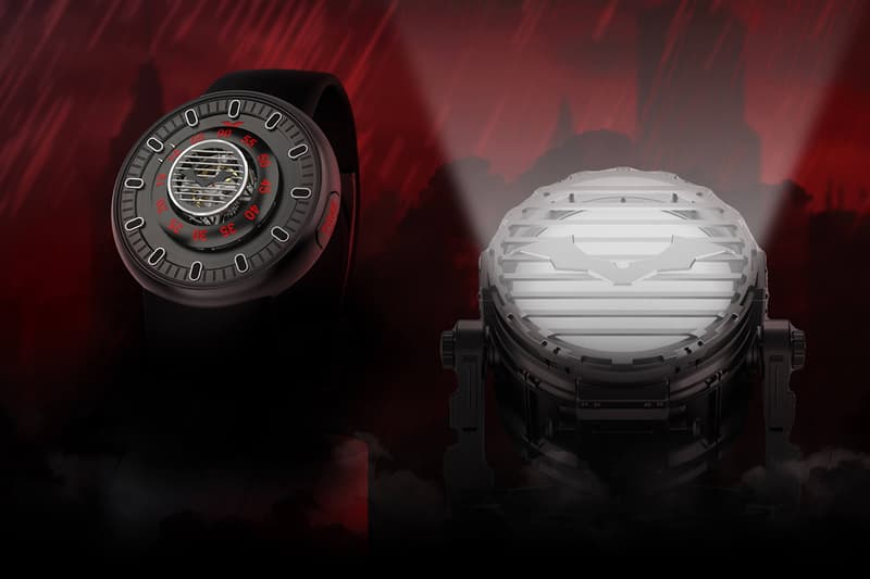 Kross Studio Drops $100,000 USD Collector Set Including Central Tourbillon Watch and illuminating Bat Signal Presentation Piece