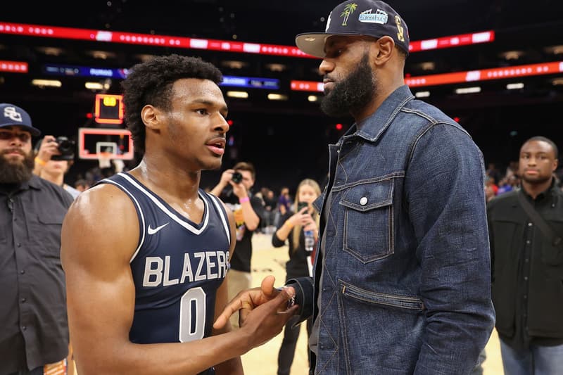 LeBron James Announces He Intends To Play His Final NBA Season With Son Bronny basketball los angeles lakers sierra canyon all-star