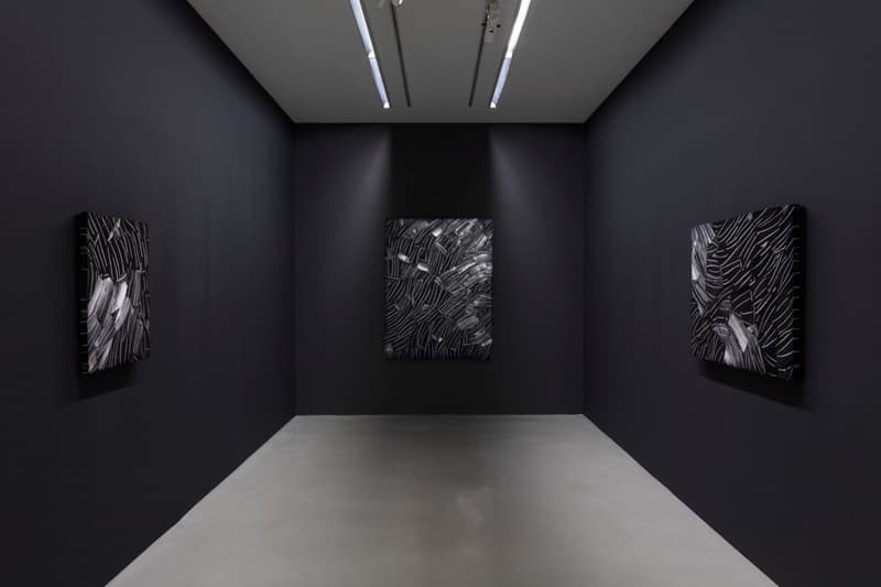 Lee Bae "Black in Constellation" Perrotin Paris