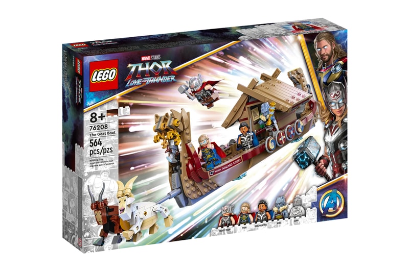 LEGO marvel Thor Love and Thunder The Goat Boat Release Info 76208