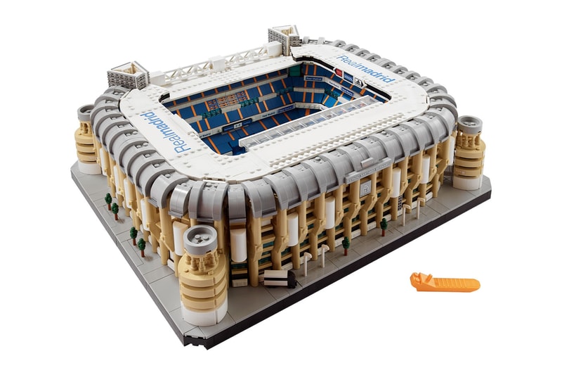 LEGO Releases a Faithful Replica of Real Madrid's Santiago Bernabéu Stadium  model building blcok real madrid c.f. football futbol soccer courtois lunin carvajal 